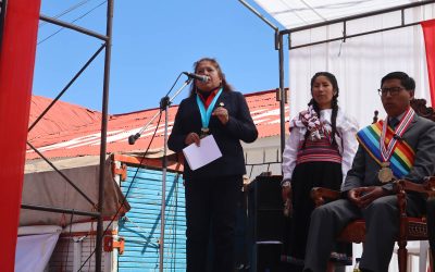 Participación de Decana Nacional del CPHP en conmemoración por los 244 años del sacrificio de Túpac Amaru