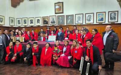 Ceremonia de Reconocimiento a la Hermandad de Músicos y Ch’ayñas del Señor de los Temblores – Brazo Izquierdo